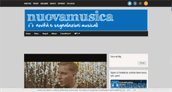 Desktop Screenshot of nuovamusica.net